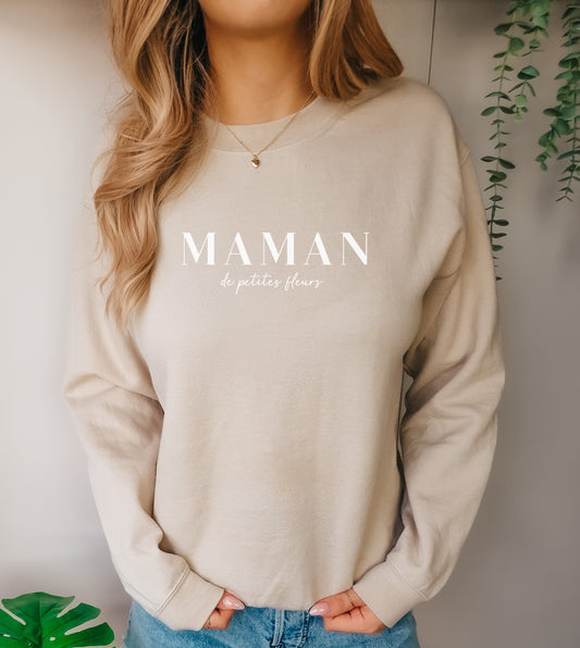 Crewneck | Maman de petites fleurs