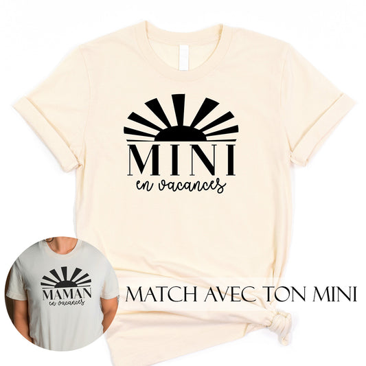 PRÉCOMMANDE T-shirt | Mini(e) en vacances